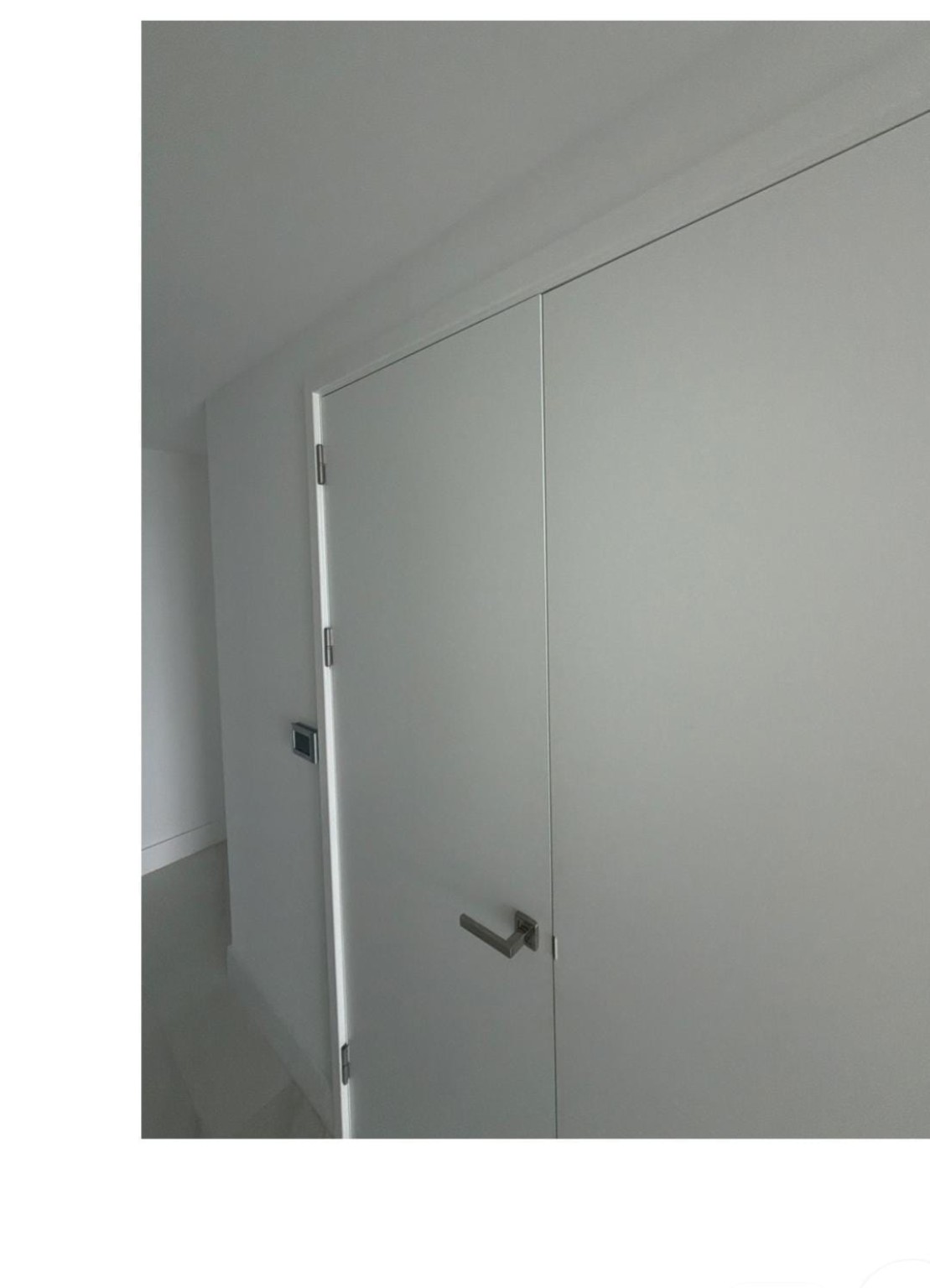 Interior door installation detail
