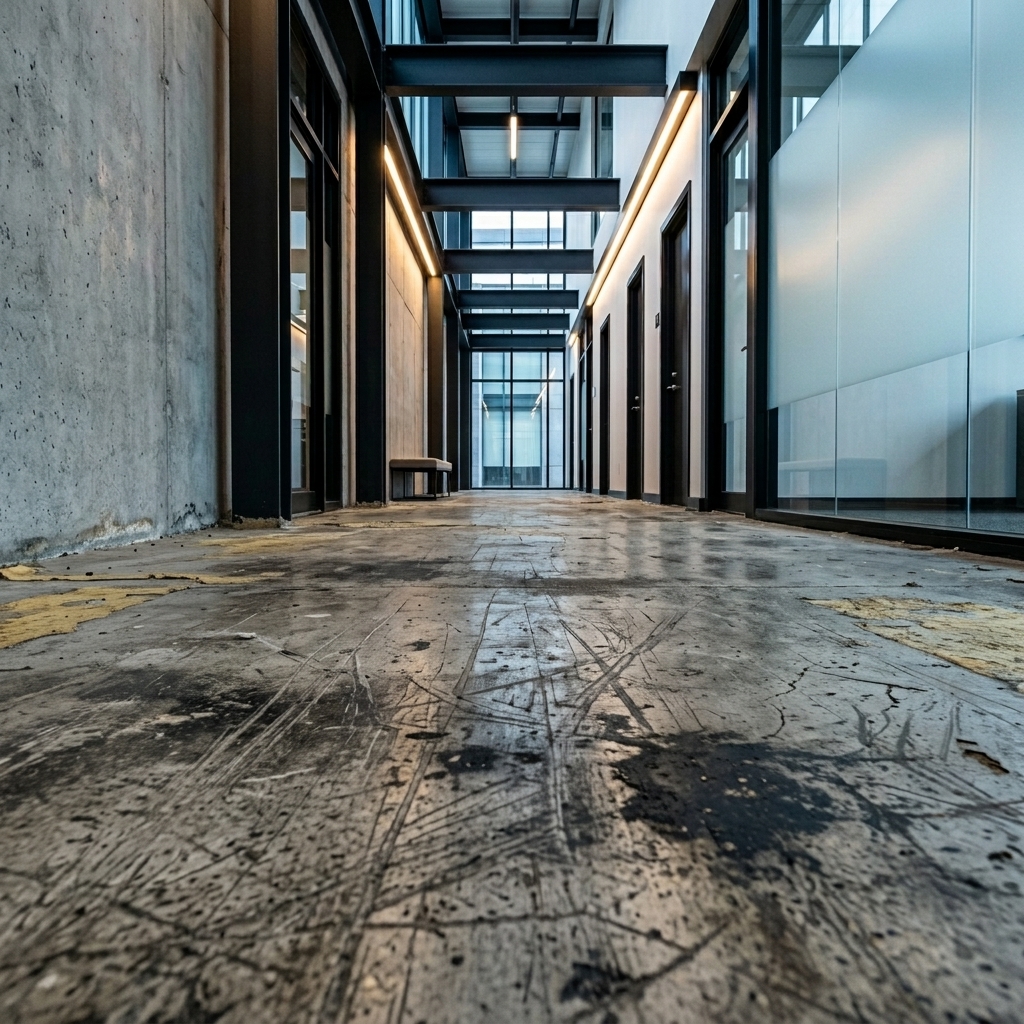 Diamond grinding machine used for commercial floor polishing in Miami