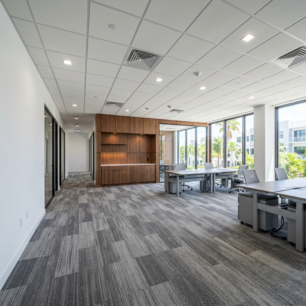 Tenant improvement renovation, South Florida office complete
